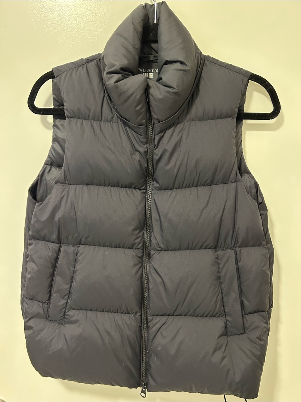 Uniqlo Black Quilted Down Vest